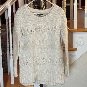 American Eagle Outfitters Cream Knit Wool Sweater 🤍 Size Small